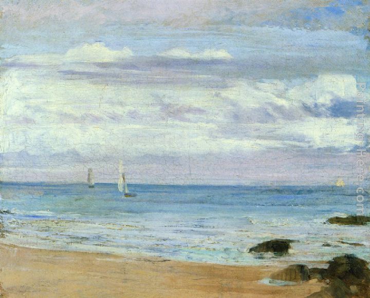 Blue and Silver Trouville painting - James Abbott McNeill Whistler Blue and Silver Trouville art painting